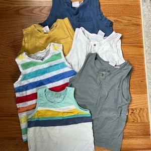 Little boy sleeveless shirt bundle — 18-24 month & 2T